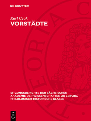 cover image of Vorstädte